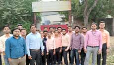 Industrial visit at Jugal Kishore Alloy Faizabad Road Semra Lucknow on 16/11/2019 for second year students.