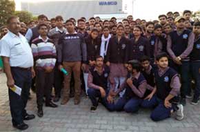 One day industrial tour to Wabco India, Barabanki February 17, 2018