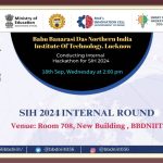 BBDNIIT SMART INDIA HACKATHON 2024 [SIH 2024] INTERNAL AUDITIONS BY TECHNICAL COMMITTEE
